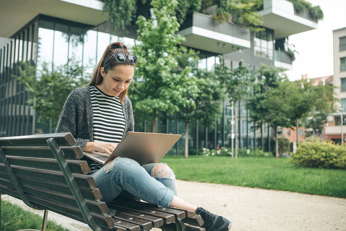 working outdoors